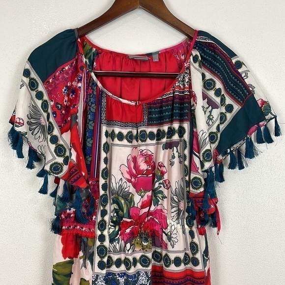 ANTHROPOLOGIE Vanessa Virginia Persian Rose Dress - Picture 3 of 12